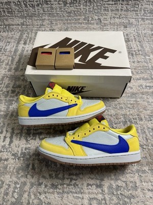 Größe 8 - Air Jordan 1 Low Travis Scott Canary Yellow DZ4137-700