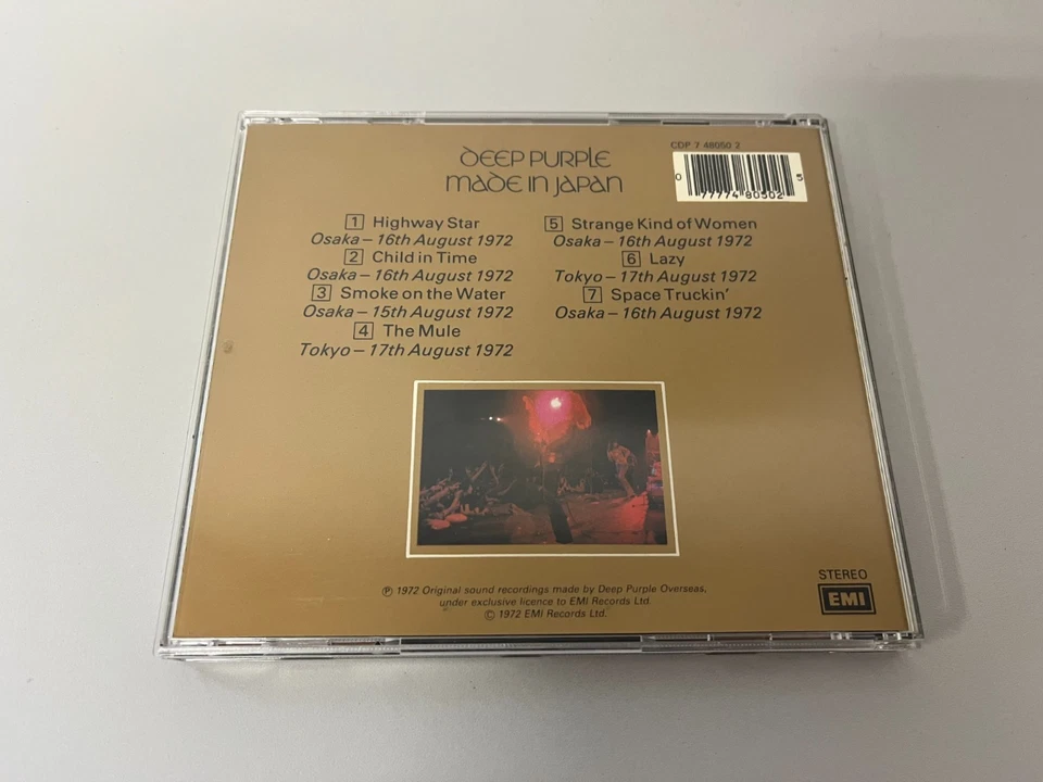 Deep Purple – Made In Japan - CD © 1972/? - Bild 3 von 3