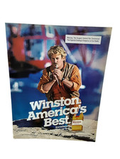 1985 Winston Lights Cigarettes America’s Best Vintage Tobacco Print Ad