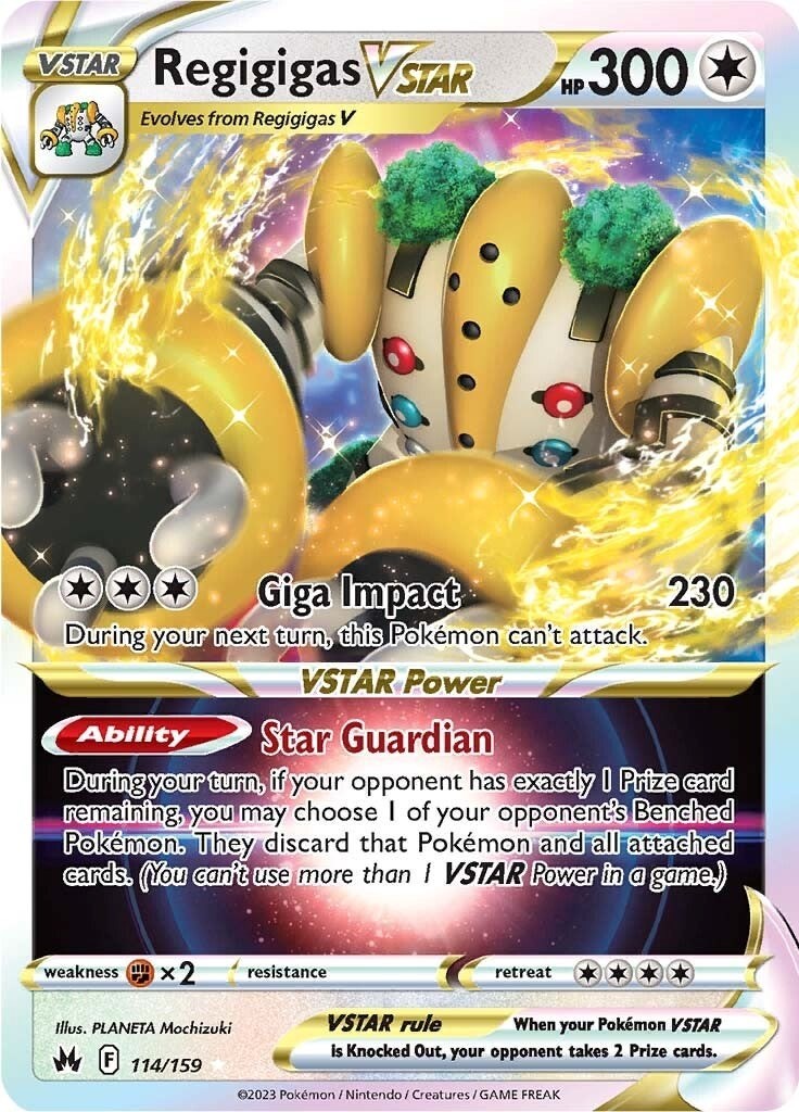 Regigigas VSTAR Holofoil EN [CRZ - 114/159]NM