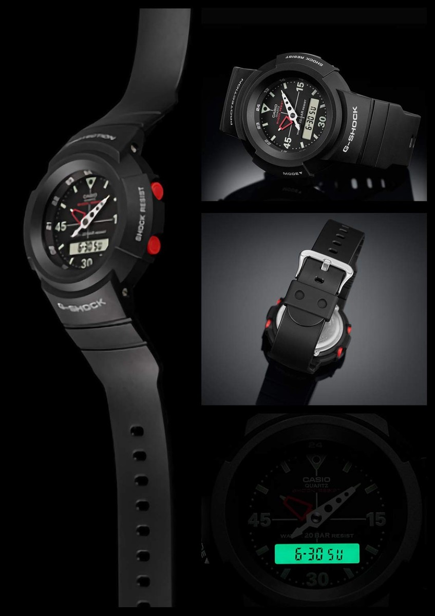 Unused CASIO G-SHOCK AW-500E-1EJF Black Men's Watch in Box | eBay