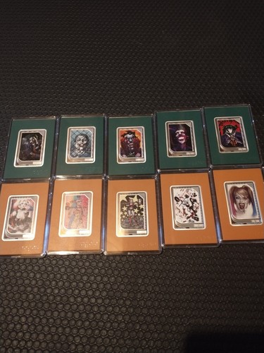 5 Jokers and 5 Harley Quinns 2025 Agoro The Art of DC Comics Trading Coins