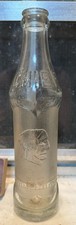 Embossed Big Chief Sacramento Coca-cola Bottle Co 1852 G Patdec. 29 1928 Clear