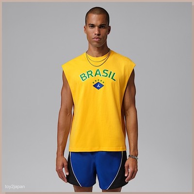 Jordan Varsity Maize Sleeveless T-Shirt IF3906-741 New