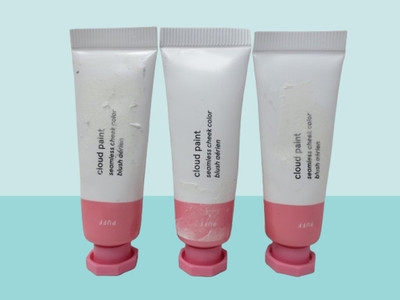 GLOSSIER CLOUD PAINT SEAMLESS CHEEK COLOR BLUSH IN PUFF 0.33 OZ LOT OF 3