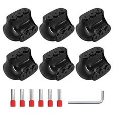 3 Port Insulated Multi Tap Connector Aluminum to Copper Wire Connectors 4-14A...