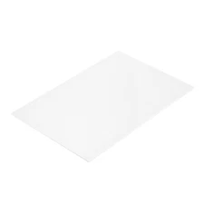 ABS Plastic Sheet 12 Inch x 8 Inch x 0.08 Inch ABS Styrene Sheets White