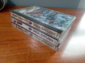 Lot of 3 Sega Saturn Sports Games: NFL 97 Quarterback Club 97 NBA Live 97 TESTED