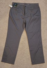 Roundtree Yorke Performance Pants w/Stretch Waist Adult Men's 38/29 New NWT