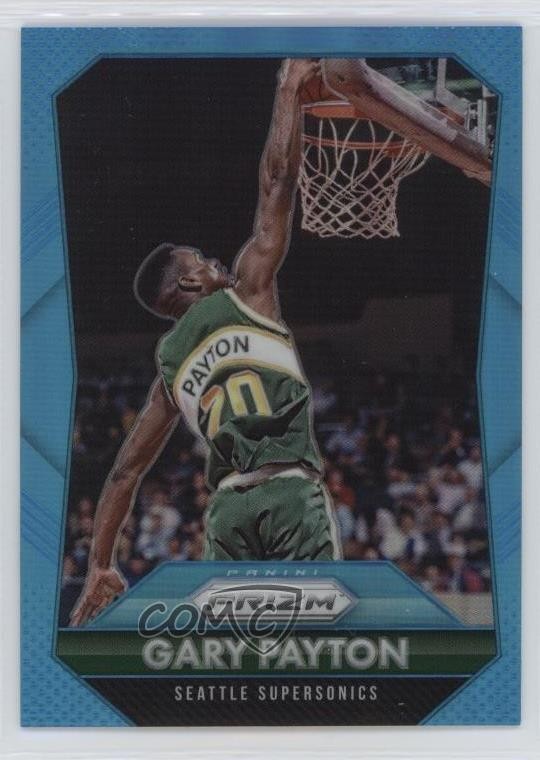 2015-16 Panini Prizm Light Blue Prizm 155/199 Gary Payton #285 HOF 19m2