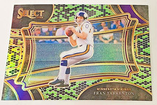 2023 Select Fran Tarkenton SP Field Level Green & Black Snake Skin #2/2! VIKINGS