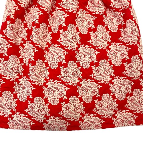 Janie and Jack Puff Sleeve Floral Party Dress Red White Girls size 10 - Picture 2 of 8