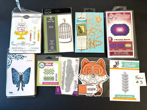 Branded Fun Variety Metal Cutting Dies #3 LOT Thin Die New/Used