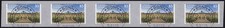 3231 Sanssouci Castle, Strip of 5 from Roll ODD Number, ET-O VS Bonn