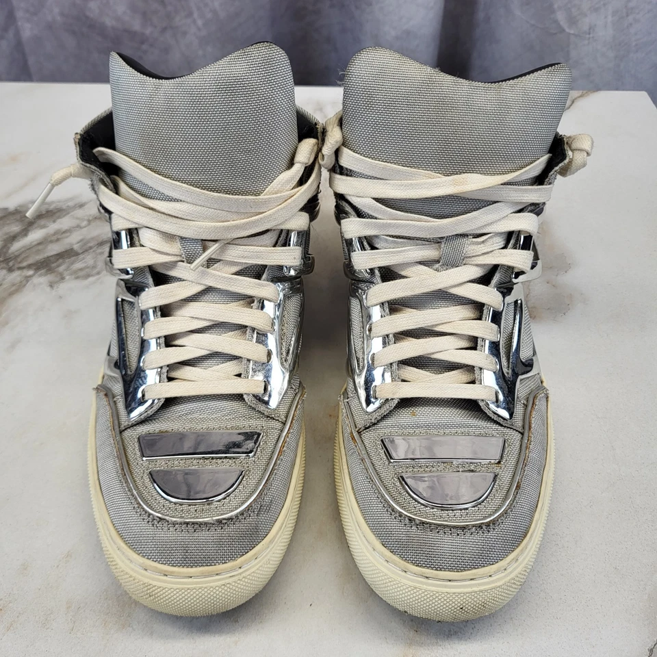 Zapatillas Hombre Alejandro Ingelimo Tron Talla 9 M Gris/Plateado Foto 4 de 4