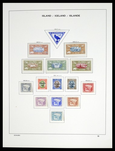 ICELAND 1873-2010 MH Used in Schaubek Hopflug Set Album Stamp Collection - 第 11/12 張圖片