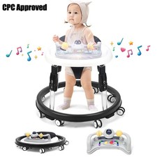 3 in 1 Foldable Baby Walker Activity Center w/ Music Light for Boys Girls