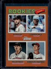 2026 Topps Heritage Taylor Rashi Ogasawara Avila Poulin Chrome Orange RC #/25