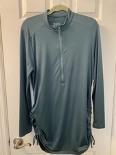 Carve Design Teal Swim Rashguard/ Coverup tunic. Size Large