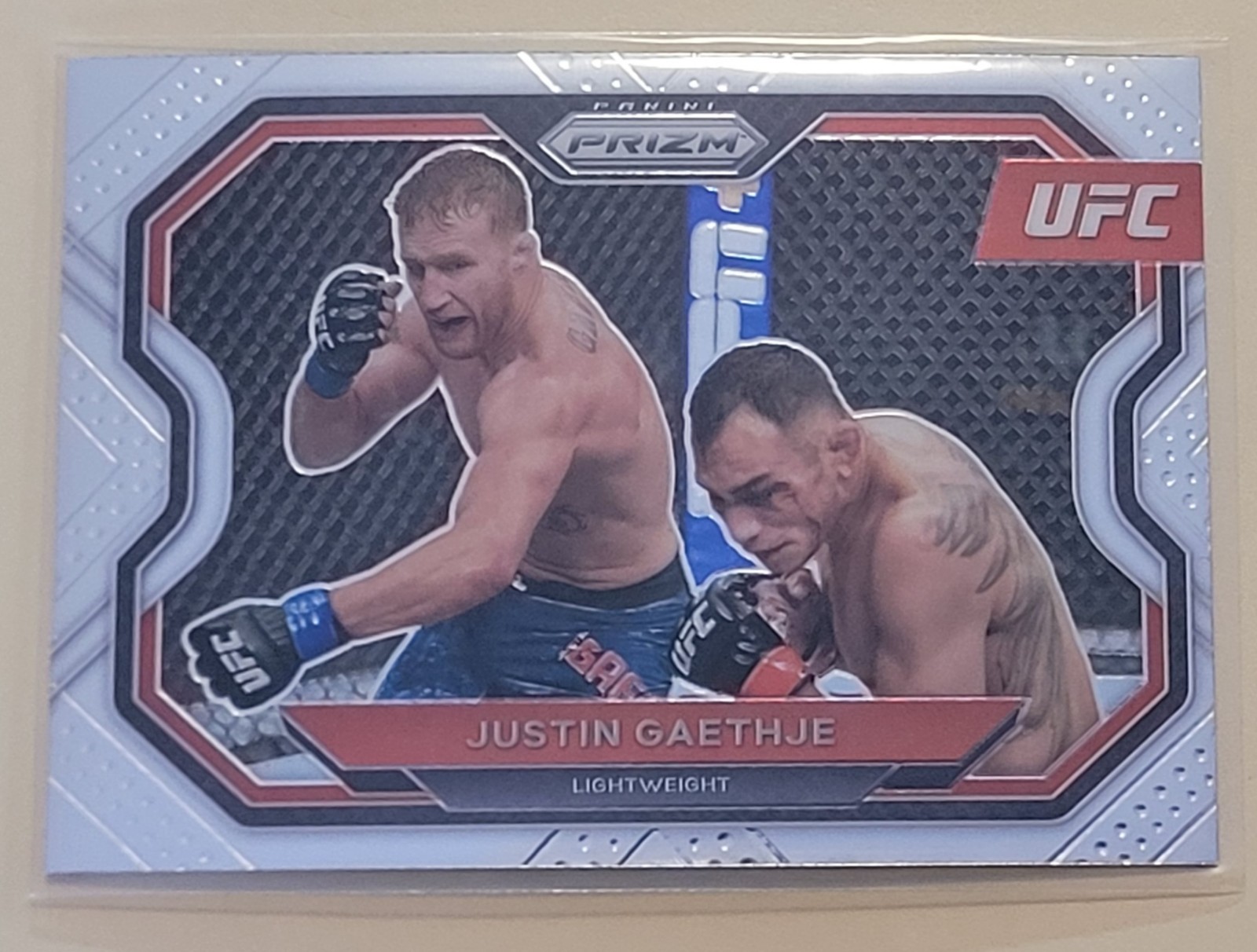 2021 Panini Prizm UFC - Justin Gaethje #141 Silver Prizm