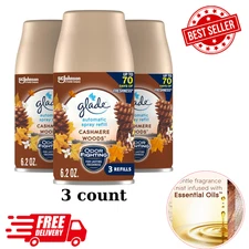 Glade Automatic Spray Refill, Air Freshener for Home and Bathroom, Cashmere Wood