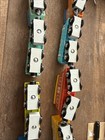 Gigglescape Magnetic Trains Cars 8pcs. Works With Wooden Track Hardly Used — photo 10