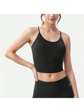 Women's Crisscross Strappy Sports Bra With Lace-Up Detail
