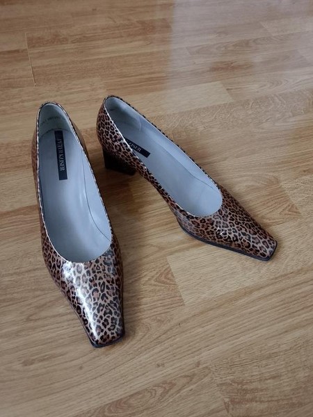 Women Peter Kaiser Heels Multicolor Leather 40