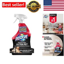 32oz Ultra Pet Cleaner Spray with Odor Stop - Safe for Carpets Upholstery