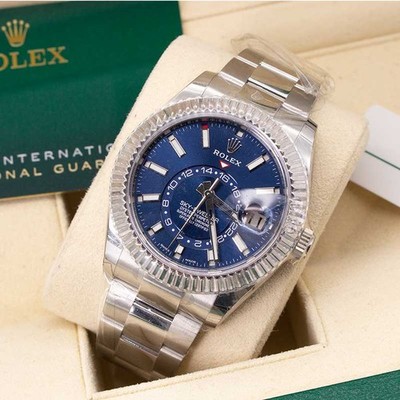 Rolex Sky-Dweller 326934 Blue Dial Oyster Bracelet Stainless Steel 2023 Luxury