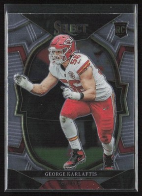 2022 Panini Select George Karlaftis #22 Rookie Kansas City Chiefs