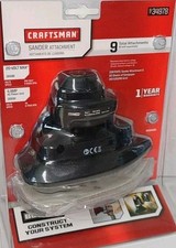 Craftsman Bolt-On Detail Sander Attachment 6 Sheets Sandpaper 9-34978