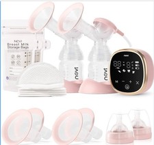 V6CO Double Electric Breast Pump Kit Rechargeable Lightweight Compact PY-1016A