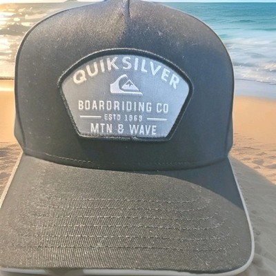 Quicksilver Black Snap-Back Hat