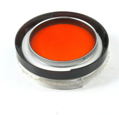 Original Leica Leitz Wetzlar oder Orange Filter 58mm Silberfelge (B2699)
