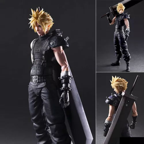Play Arts Kai Final Fantasy VII Remake Cloud Strife 11" Actionfigur mit Box - Bild 3 von 7