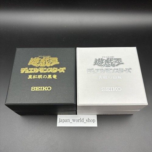 Seiko Blue-Eyes White Dragon Red-Eyes Black Flare Dragon Yugioh Watch NEW - Picture 2 of 6