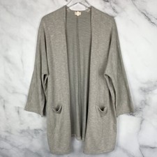 DONNI Ribbed Sweater Cardigan One Size PLUS 