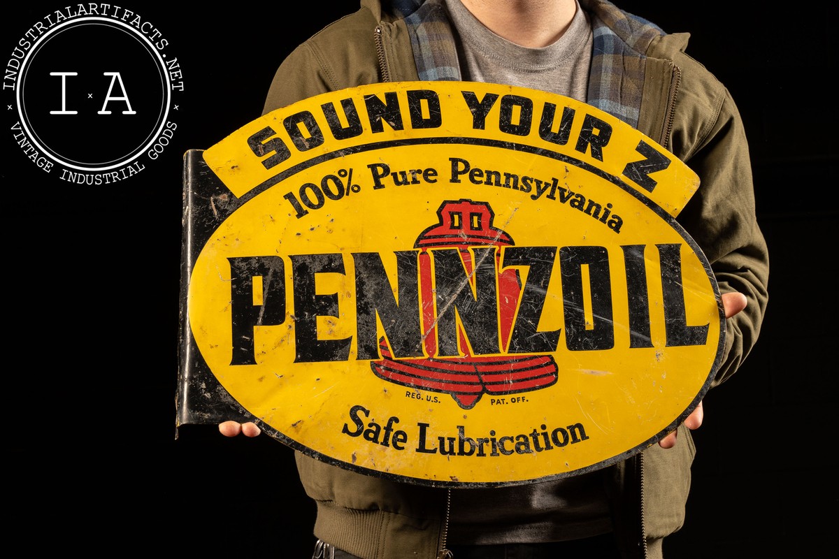 PENNZOIL ヴィンテージ電光看板 MP: Original Pennzoil Curb Sign | PCARMARKET