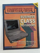Vintage Magazine Computer Paper Computer Info Resource July 1996