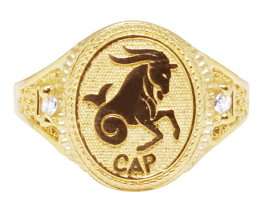 Capricorn Zodiac Ring – DinarBazar