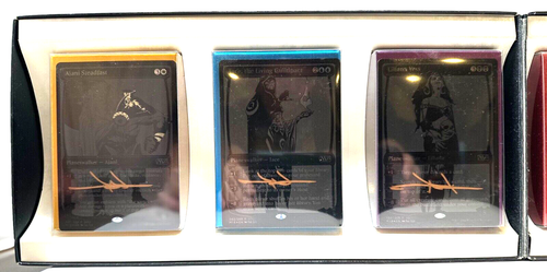 RARE-Magic The Gathering SDCC Exclusive 2014 Planeswalker Set SIGNED By Jae Lee - Picture 9 of 15