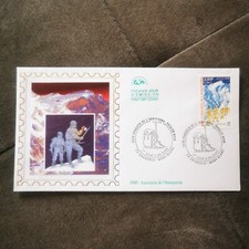 ⭐ FRANCE Enveloppe SOIE Conquête de l'Annapurna 2000 FDC 1er Jour Timbre ⭐