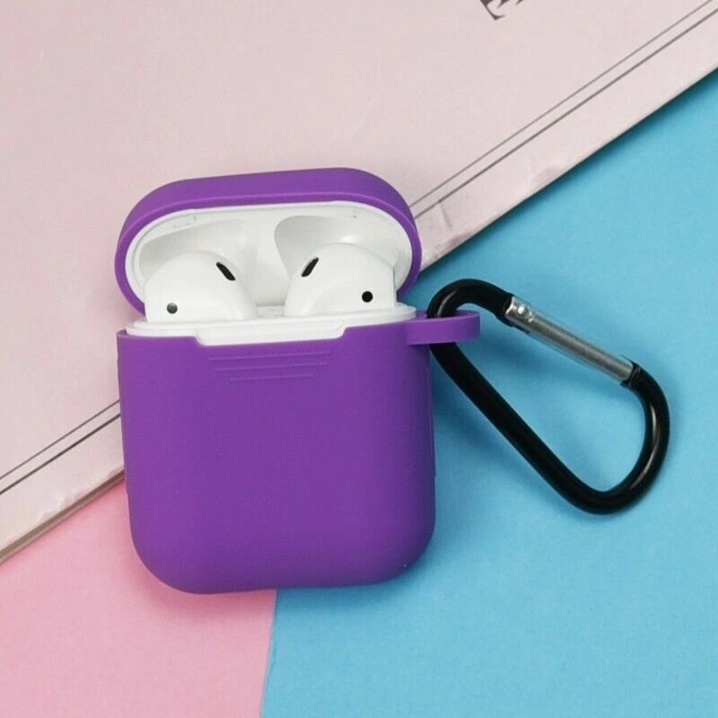 Funda protectora de silicona para carga Airpods con mosquetón AirPods Box Carry Foto 2 de 4