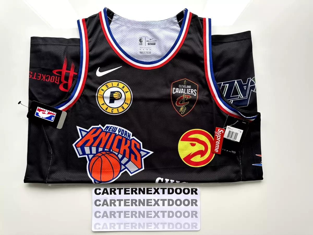 Supreme Nike NBA Teams Authentic Jersey SS18 Black Size 52 | eBay