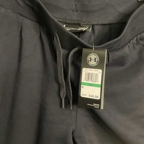 NWT Under Armour Mens LargeJogger Pant Black Stretch Woven ColdGear Workout - Picture 4 of 10
