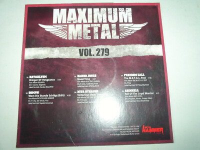 METAL HAMMER CD KATAKLYSM OOMPH NITA STRAUSS DANKO JONES FREEDOM CALL ASINHELL