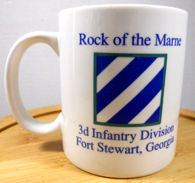 US Army 3rd Infantry Division Rock of the Marne Ft. Stewart coffee mug  Allstate | eBay