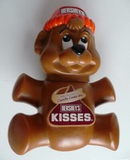 ours publicitaire hershey's kisses milk chocolat tirelire coins bank