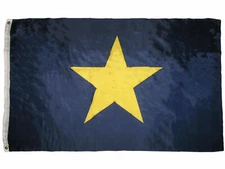 Burnet's 1st Texas Republic Flag 3x5 ft 1836-1839 Revolution First President TX